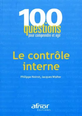 Couverture du produit · Le contrôle interne