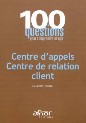 Couverture du produit · Centre d'appels, Centre de relation client