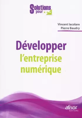 Couverture du produit · Développer l'entreprise numérique
