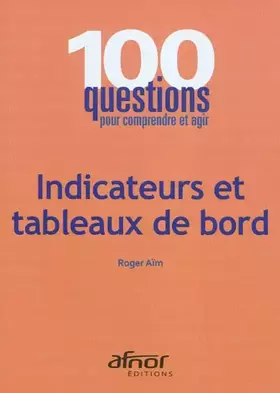 Couverture du produit · Indicateurs et tableaux de bord