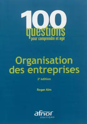 Couverture du produit · Organisation des entreprises