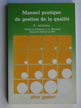 Couverture du produit · Manuel pratique de gestion de la qualité