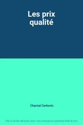 Couverture du produit · Les prix qualité