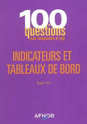 Couverture du produit · Indicateurs et tableaux de bord