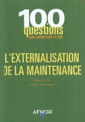 Couverture du produit · L'externalisation de la maintenance