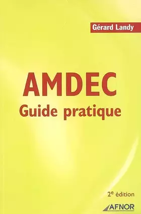 Couverture du produit · AMDEC : Guide pratique