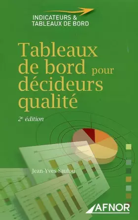Couverture du produit · Tableaux de bord pour décideurs