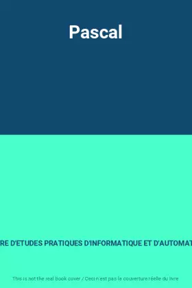 Couverture du produit · Pascal