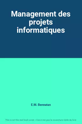 Couverture du produit · Management des projets informatiques