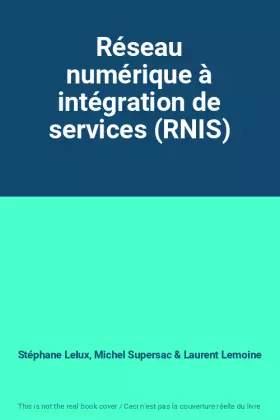 Couverture du produit · Réseau numérique à intégration de services (RNIS)