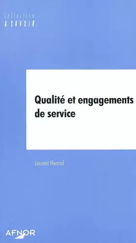 Couverture du produit · Qualité et engagements de service