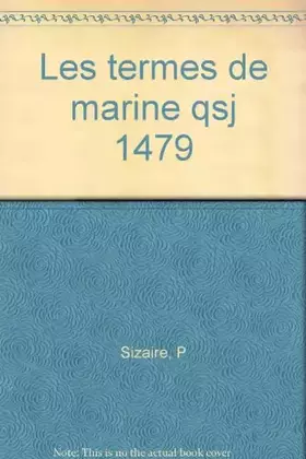 Couverture du produit · Les termes de marine