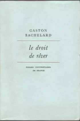Couverture du produit · Droit de rever (le)