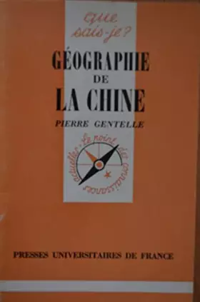 Couverture du produit · Geographie de la Chine