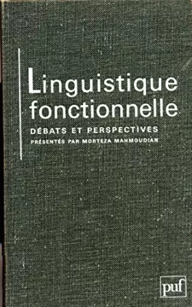 Couverture du produit · Linguistique fonctionnelle