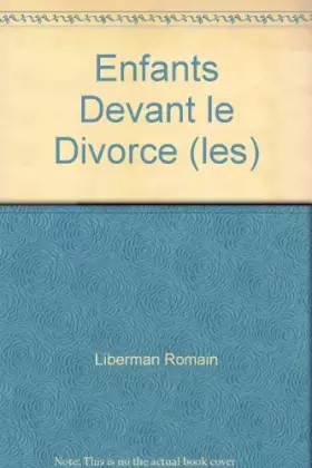 Couverture du produit · Enfants Devant le Divorce (les)