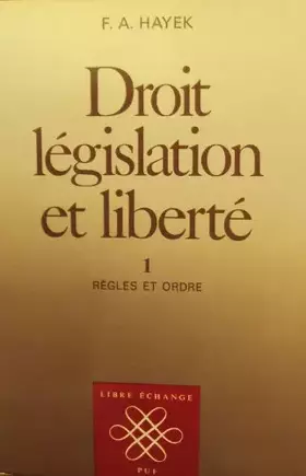 Couverture du produit · Droit, législation et liberté