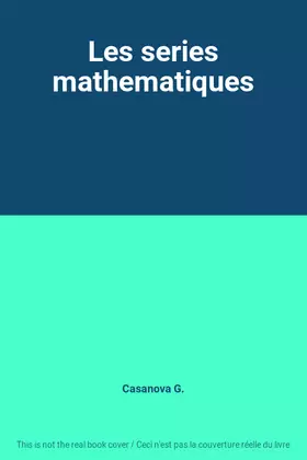 Couverture du produit · Les series mathematiques