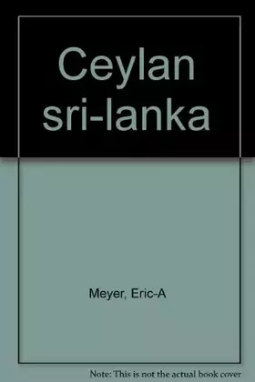 Couverture du produit · Ceylan : Sri Lanka