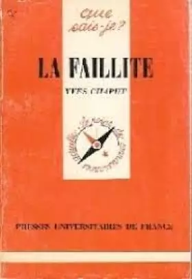 Couverture du produit · La faillite