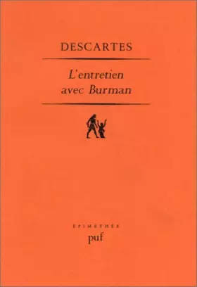 Couverture du produit · L'Entretien avec Burman