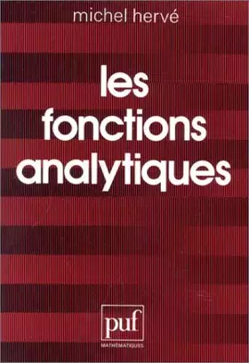 Couverture du produit · Les fonctions analytiques