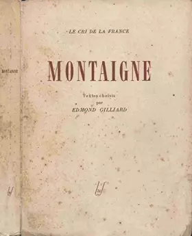 Couverture du produit · Montaigne
