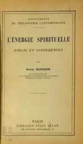 Couverture du produit · Energie spirituelle (l')