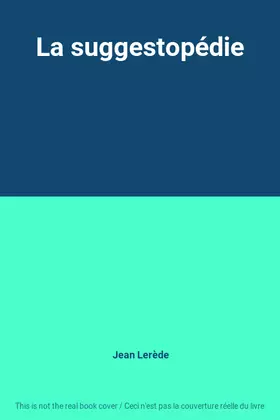 Couverture du produit · La suggestopédie