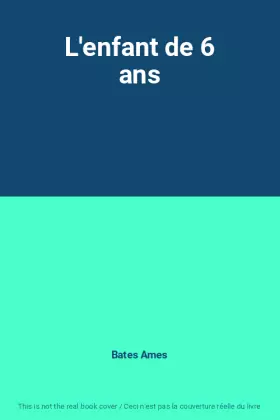 Couverture du produit · L'enfant de 6 ans