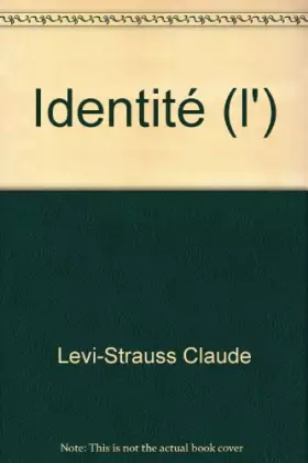 Couverture du produit · L'Identité