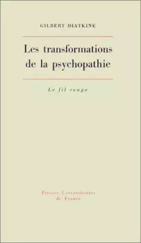 Couverture du produit · Les Transformations de la psychopathie