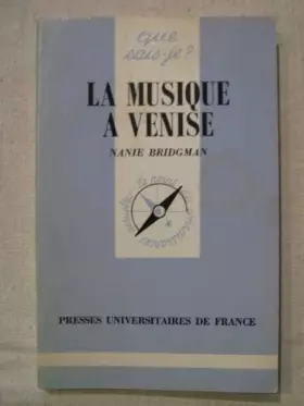 Couverture du produit · La Musique à Venise