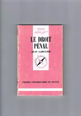 Couverture du produit · Le Droit pénal (Que sais-je)