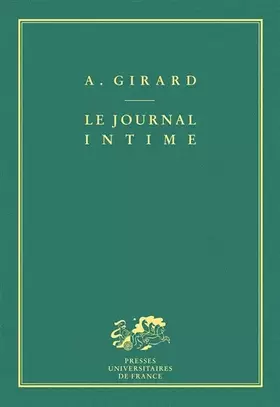 Couverture du produit · Le Journal intime