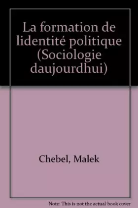 Couverture du produit · La Formation de l'identité politique