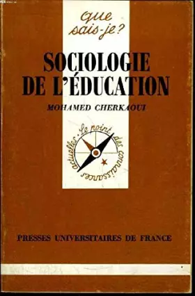 Couverture du produit · Sociologie de l'éducation
