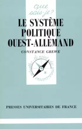 Couverture du produit · Le Système politique ouest-allemand