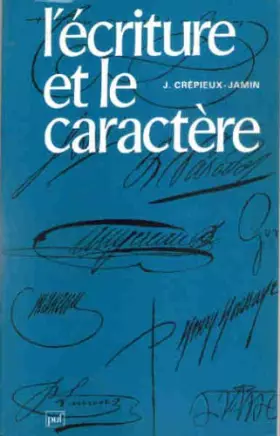 Couverture du produit · Ecriture et le Caractere (l')