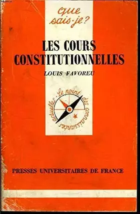 Couverture du produit · Les cours constitutionnelles