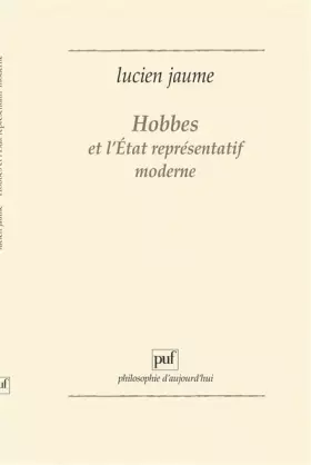 Couverture du produit · Hobbes et l'État représentatif moderne