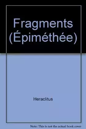 Couverture du produit · Fragments