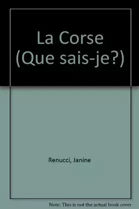 Couverture du produit · La Corse (Que sais-je)