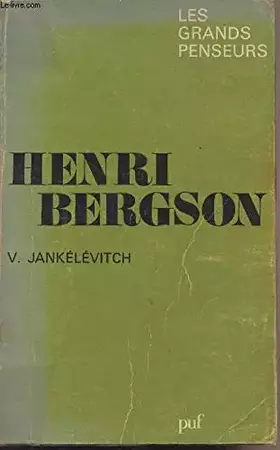 Couverture du produit · Henri Bergson