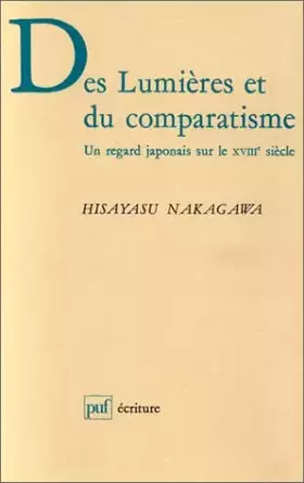 Couverture du produit · Des Lumières et du comparatisme