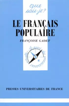 Couverture du produit · Le français populaire