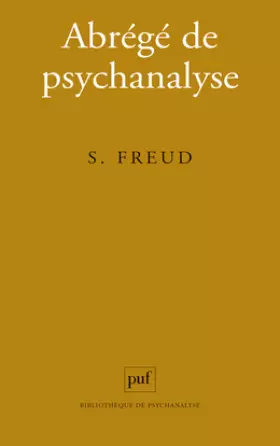 Couverture du produit · Abrégé de psychanalyse