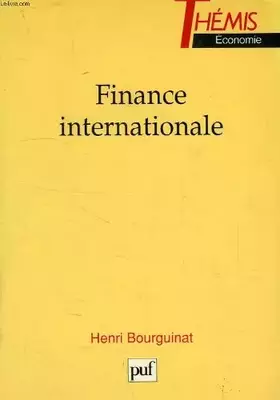 Couverture du produit · Finance internationale