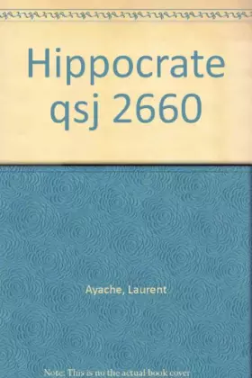 Couverture du produit · Hippocrate