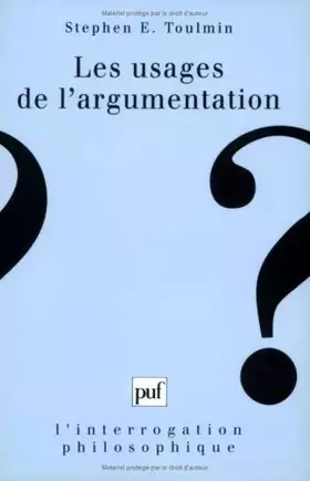 Couverture du produit · Les usages de l'argumentation